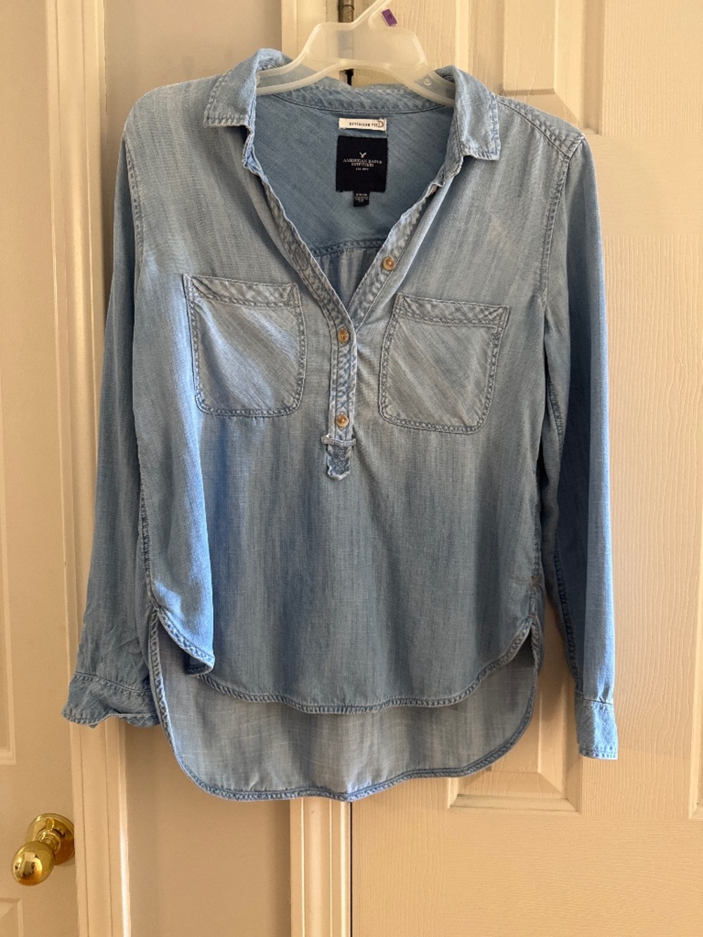 AE Boyfriend denim shirt